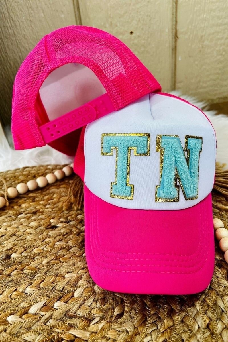 &quot;GA&quot; Chenille Patch Trucker Hat