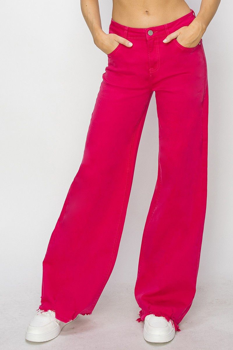 High Rise Wide Pants