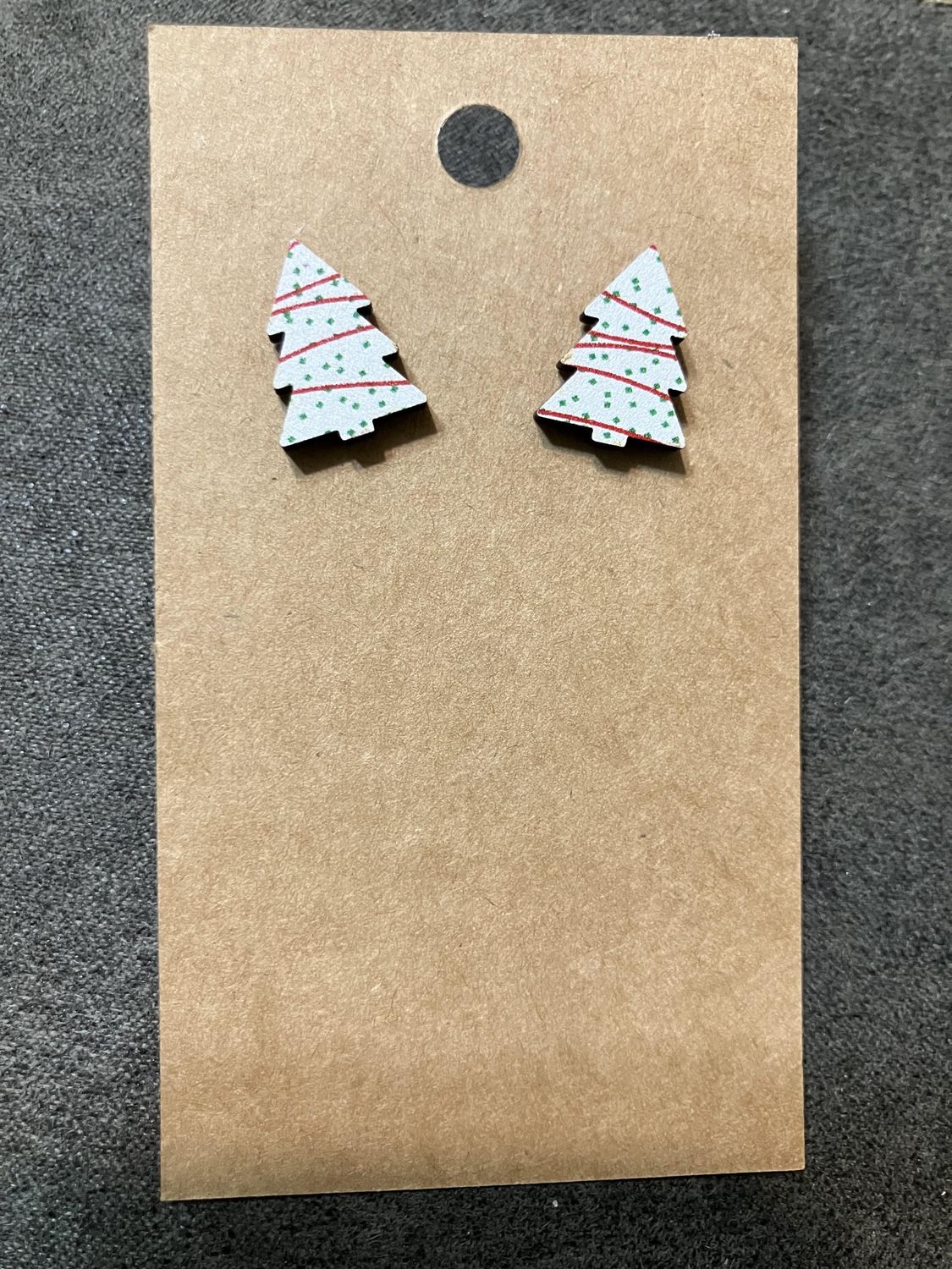 Christmas Tree Cake Earring