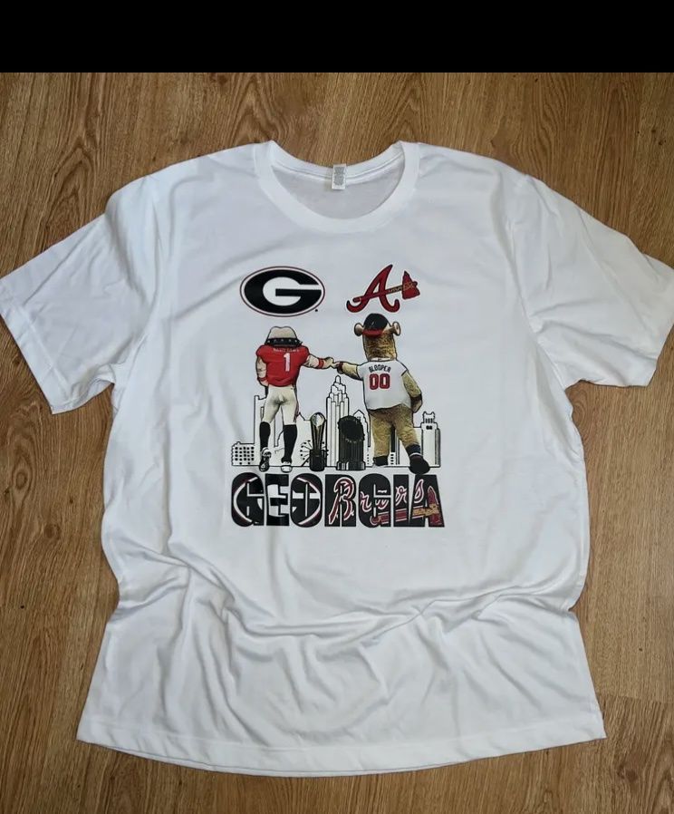 Ga Bulldog/Atlanta Braves Mascot Tee