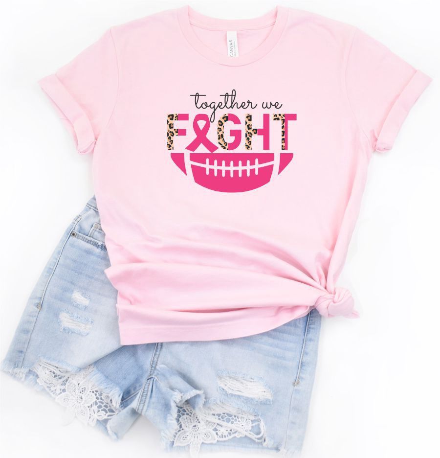 Together We Fight Breast Cancer Awareness Tee