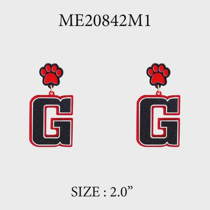 2&quot; Acrylic Game Day Earrings- Multiple Teams