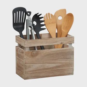 Wood Caddy, Brown