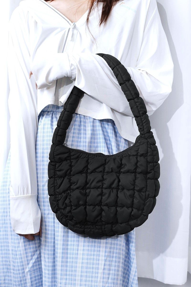 QUILTED PUFFER MINI BAG