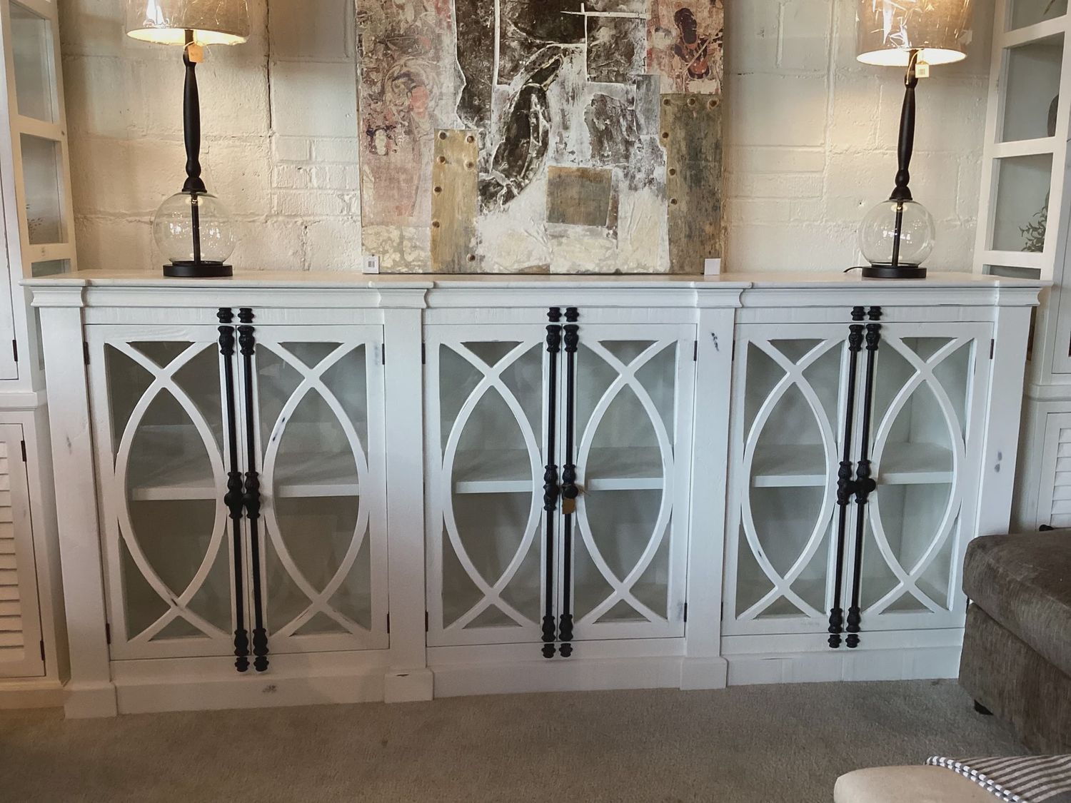 Pescara 6 Glass Door Console