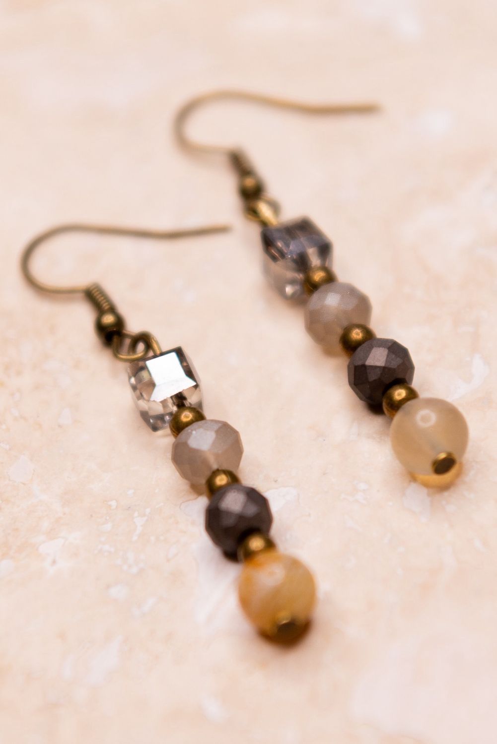 Mari Mix Earrings Gray