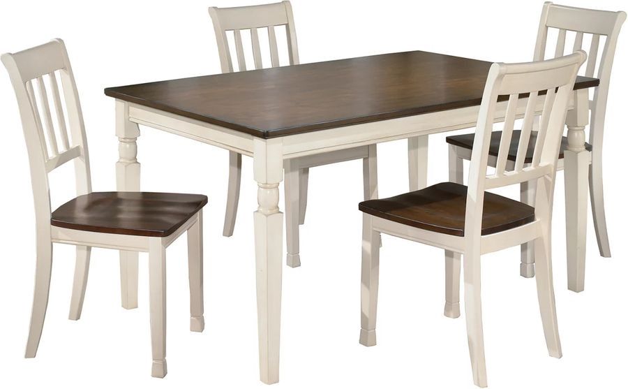 Whitesburg Rectangular Dining Set with 4 Chairs