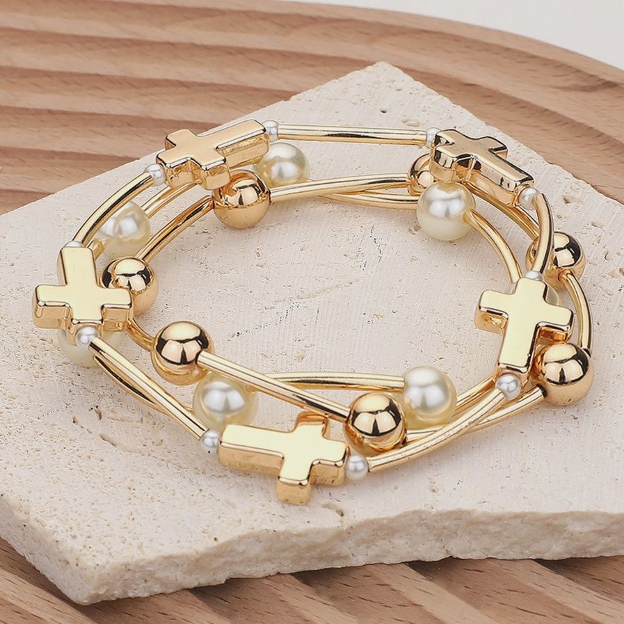 Gold Cross Bracelets