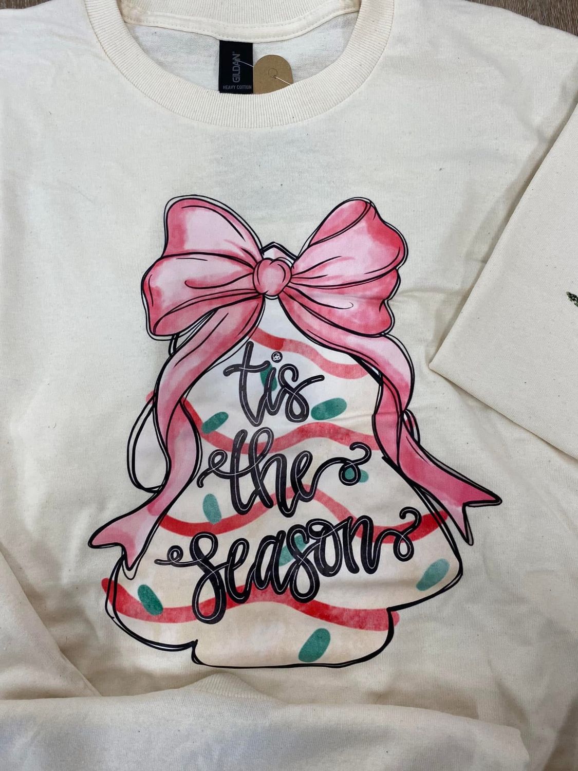 Tis the Season Christmas Cake Tee