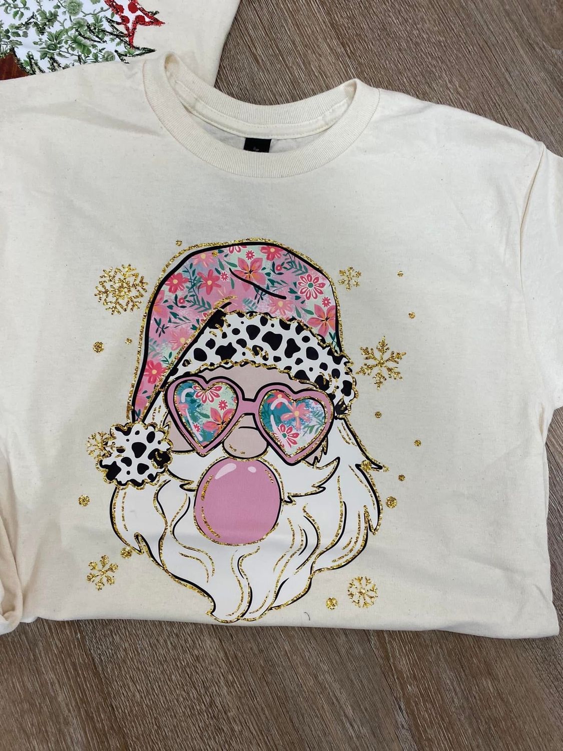 Santa Bubblegum Graphic Tee