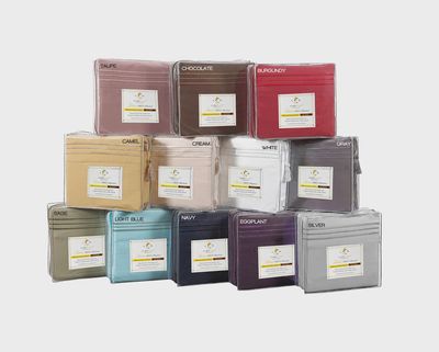 KING 1800 Series Sheets Set Assorted Soft Colors