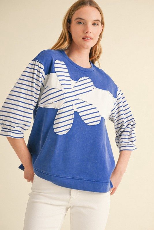 Daisy Bold Patch Sweatshirts Top