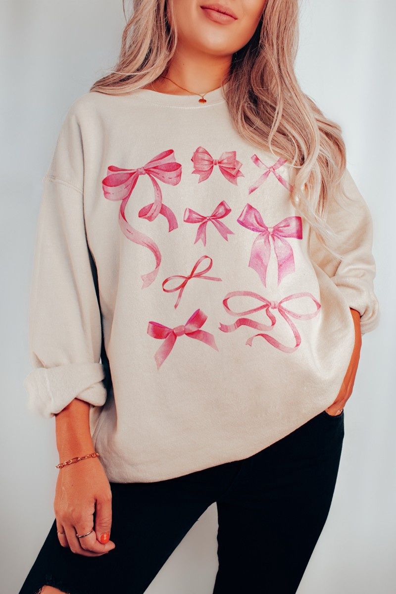 Coquette Bow Sweatshirt