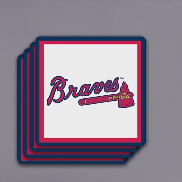 Braves Coaster Set