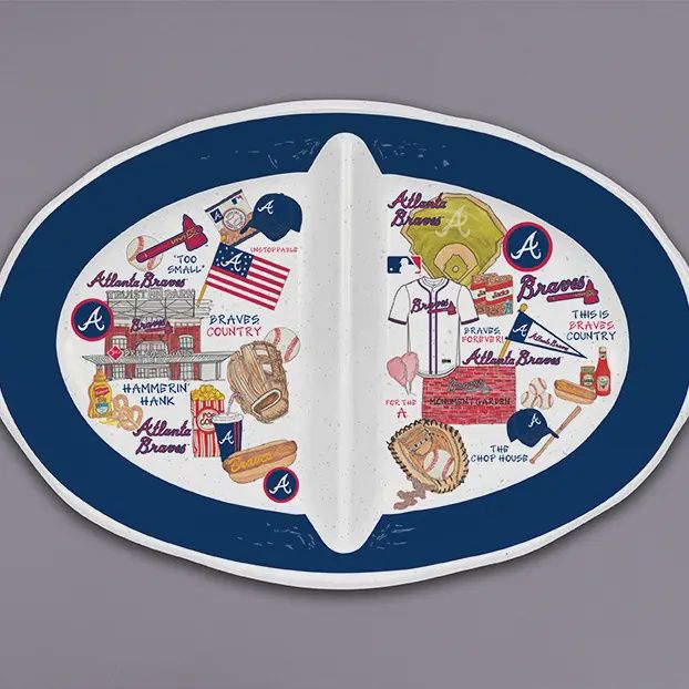 Braves 2 Section Bowl