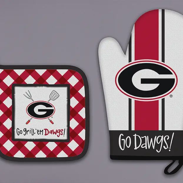 UGA Mitt Pot Holder Set