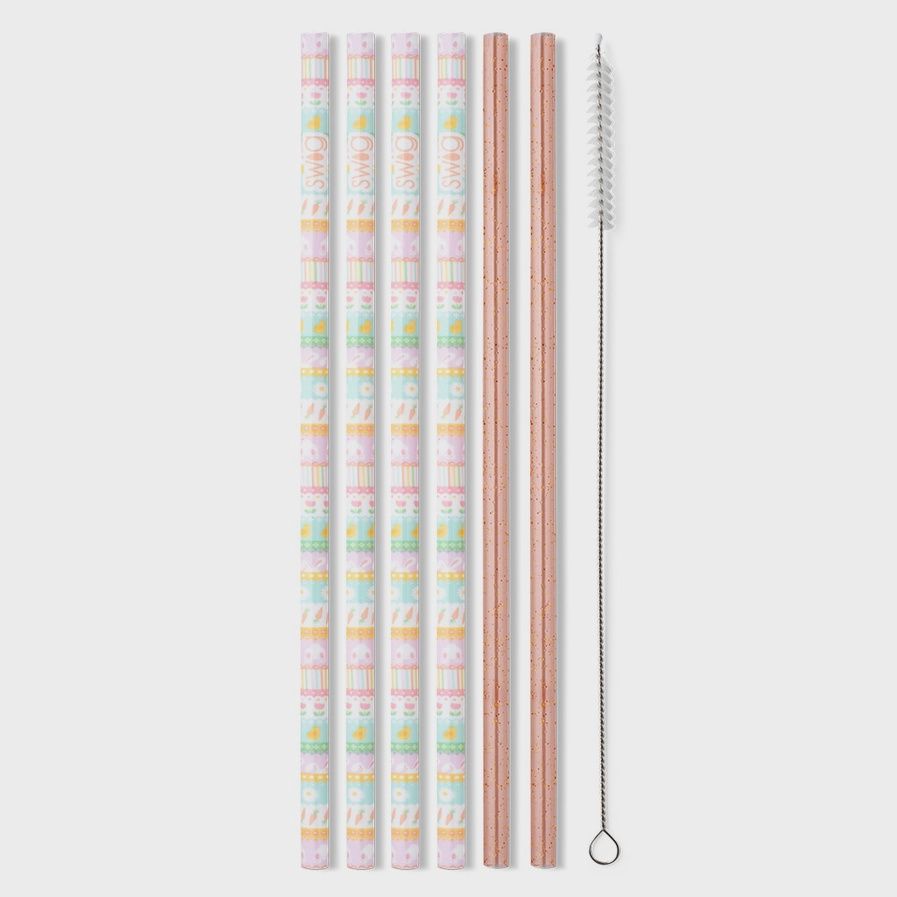 Bunny Trail Reusable Straw Set