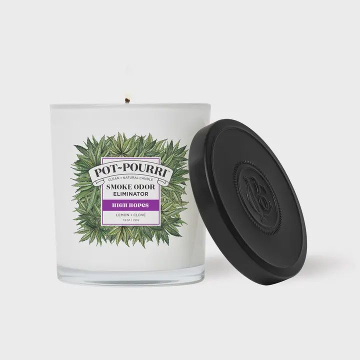 Pot~Pourri Candle 2-in-1 Smoke Odor Refreshing 7.5oz Candle