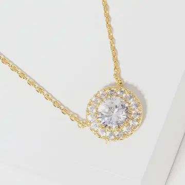 Gold-Dipped Bridesmaid Necklace