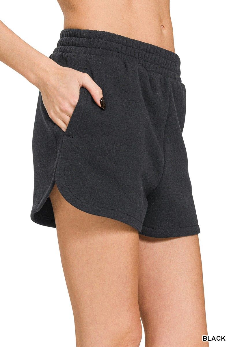 Windbreaker Smocked Waistband Running Shorts
