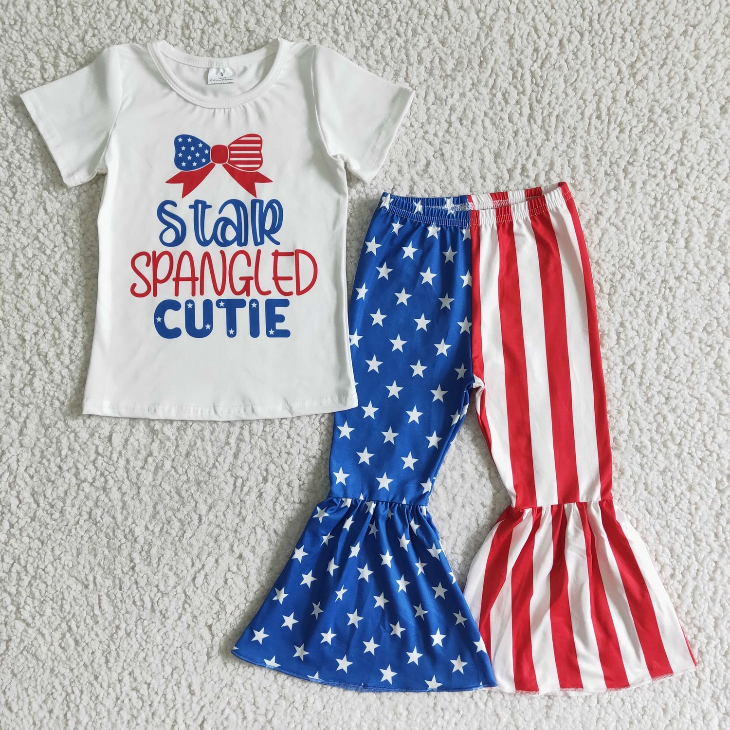 Star Spangled Cutie Girls 4th Of July Outfit