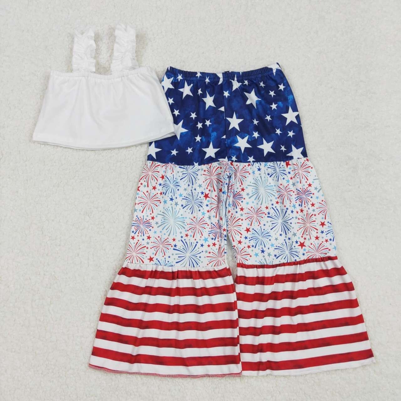 Top Stars Firework Pants Girls Set