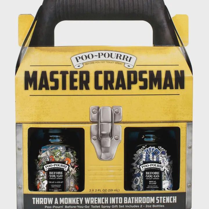 Poo~Pourri Master Crapsman Gift Set 2 Pack 2 oz