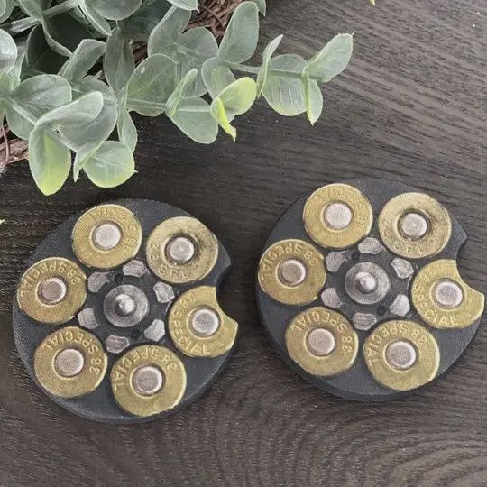 Six Shooter Neoprene Car Coaster Set