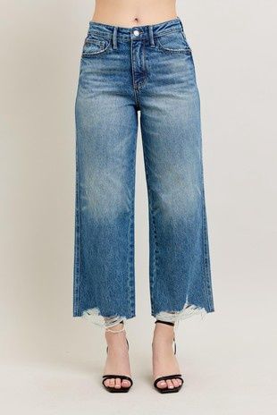 Rigid Magic Destroy Hem Crop Wide