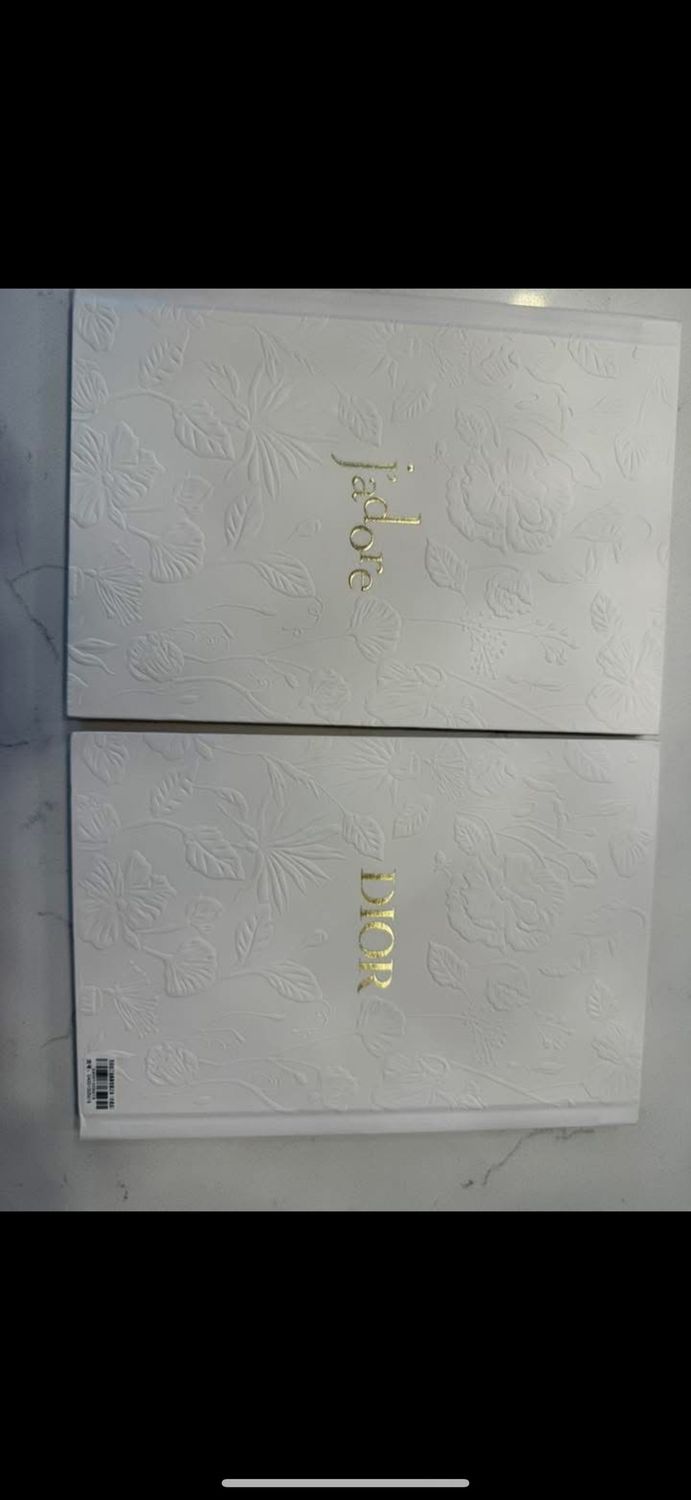 Jadore Dior White Notebook