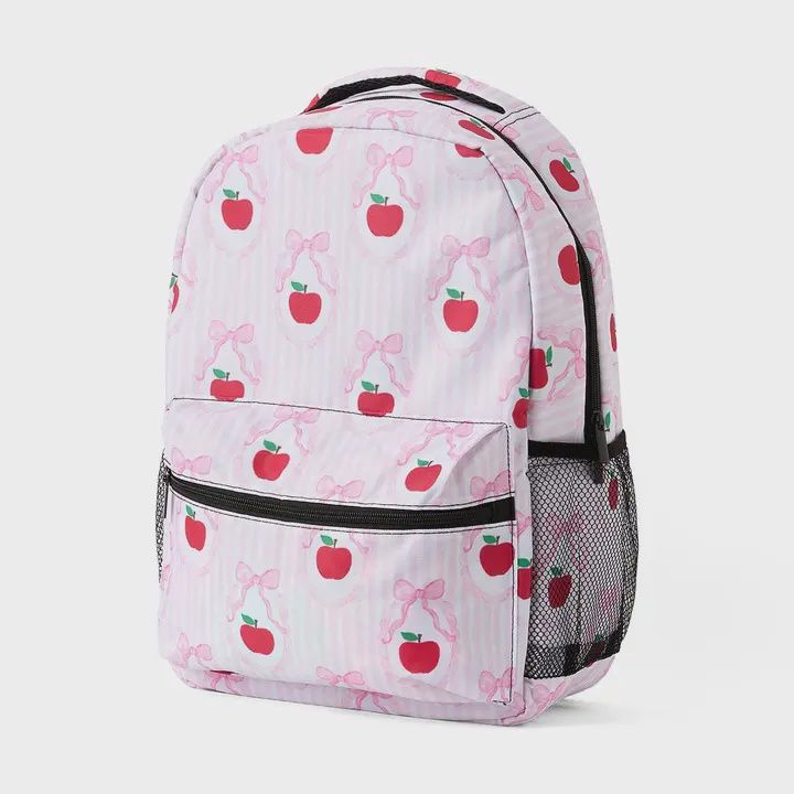 Back-To-School Apple Bookbag