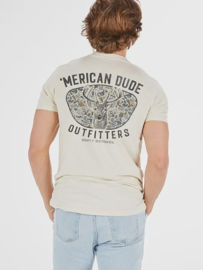 Merican Dude Deer Mount Graphic Tee
