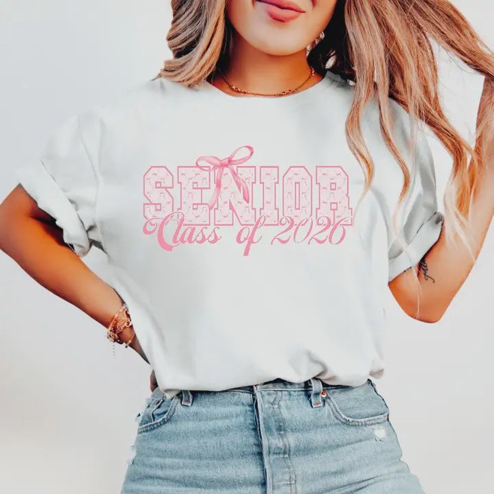 Coquette Senior 2026 Graphic Tee