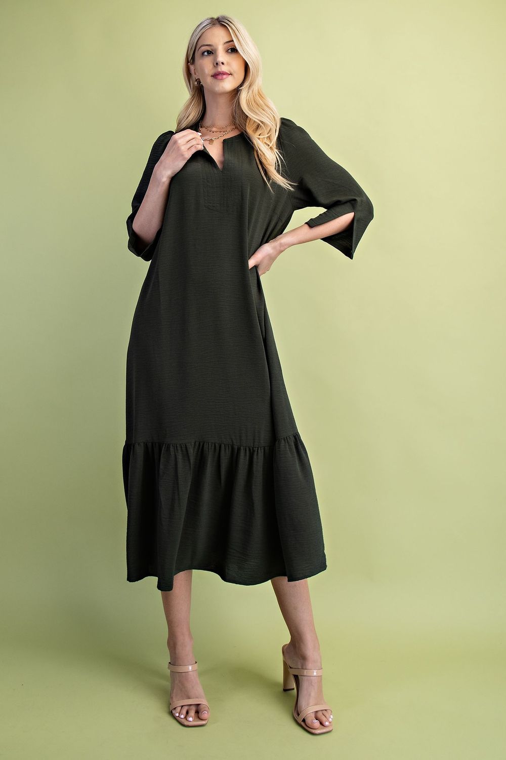 Long Sleeve Midi Dress