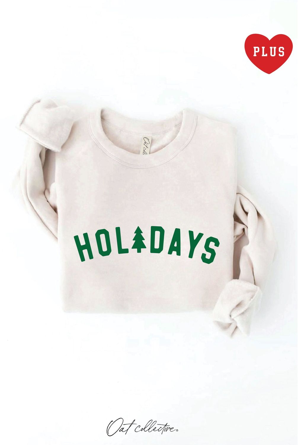Holidays Plus Graphic Sweatshirt