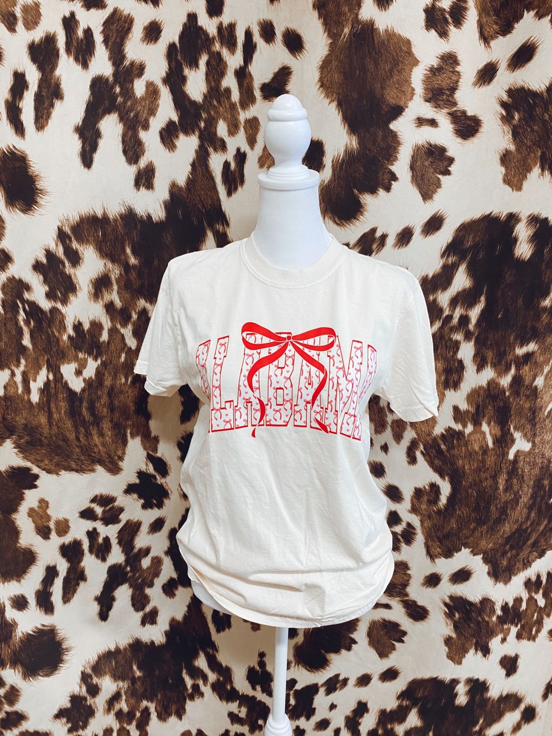 Preppy Alabama Coquette Bows Graphic Tee