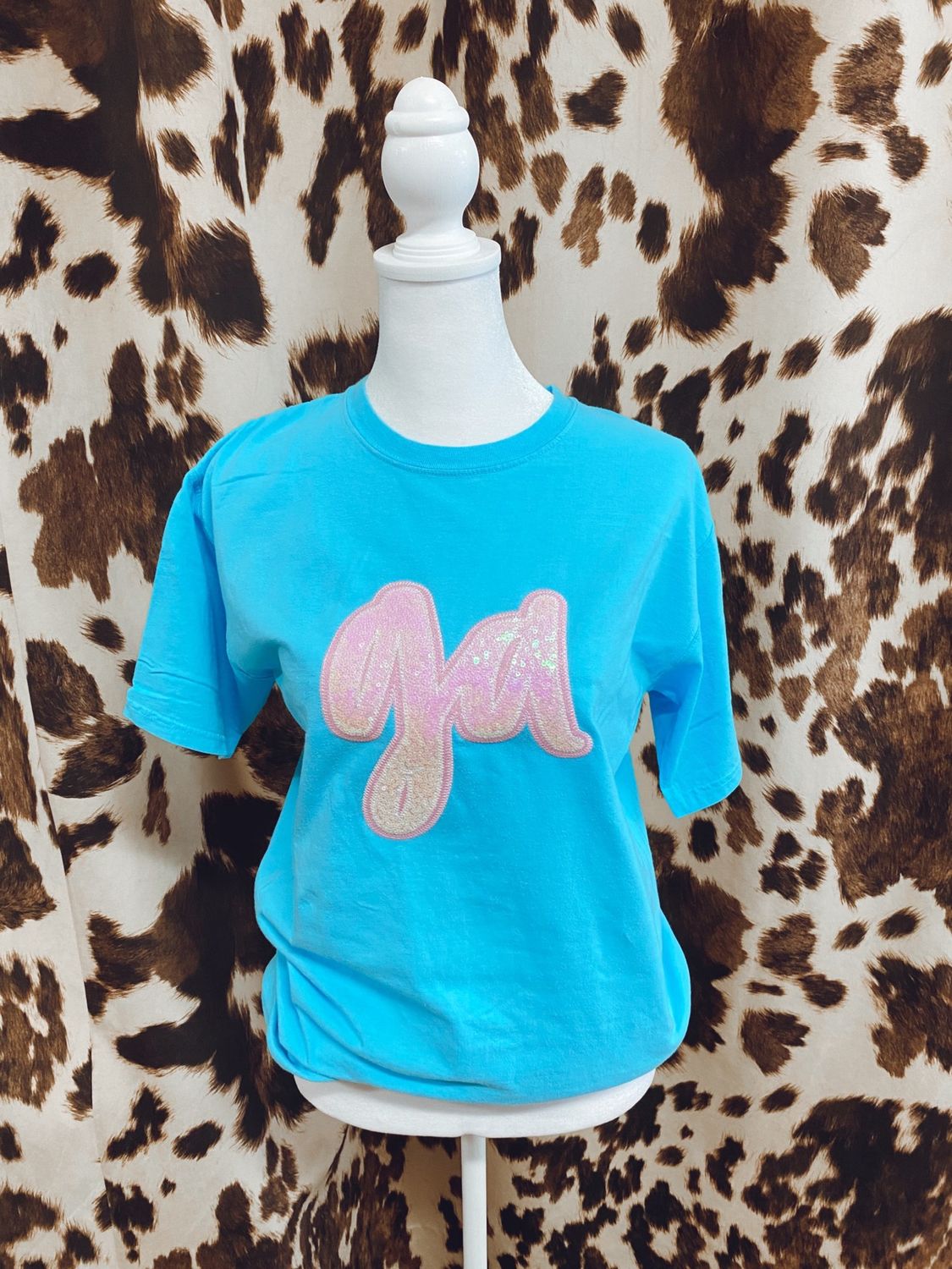 GA Sequin Applique Graphic Tee