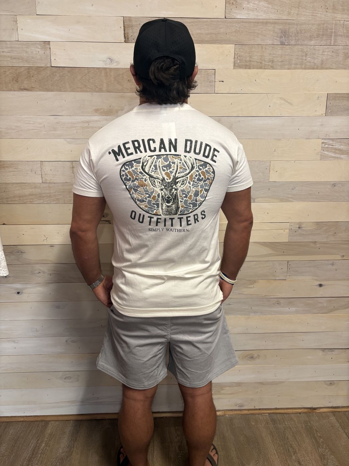 Merican Dude Deer Mount Graphic Tee
