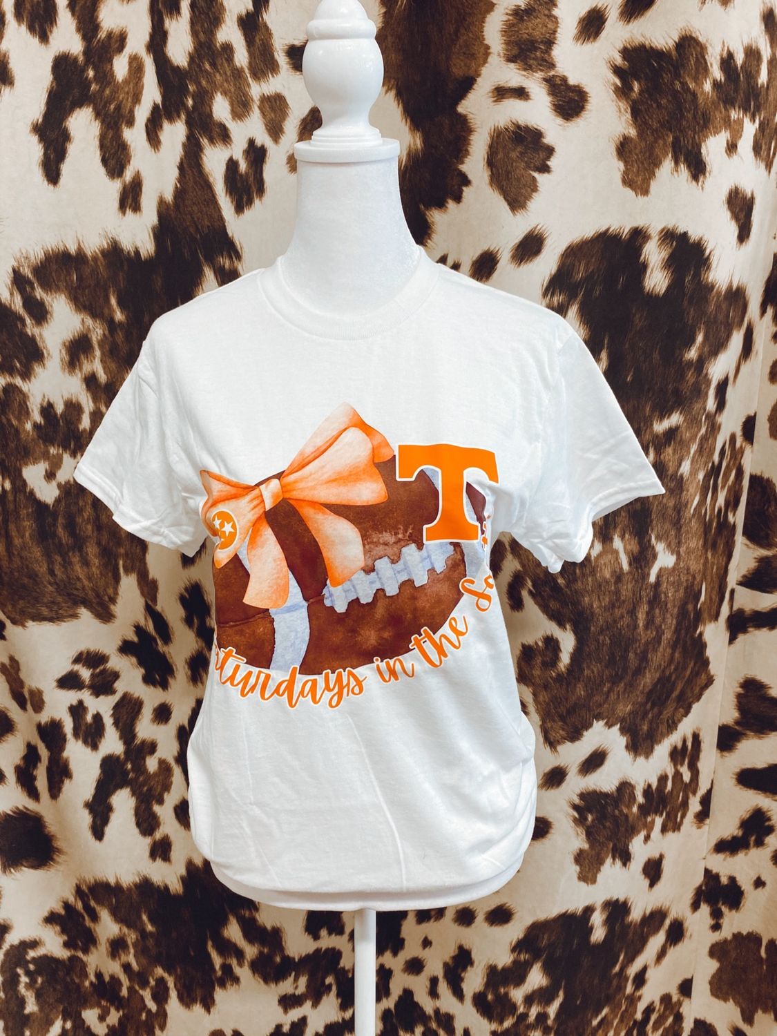 Tennessee Vols Football Coquette Graphic Tee