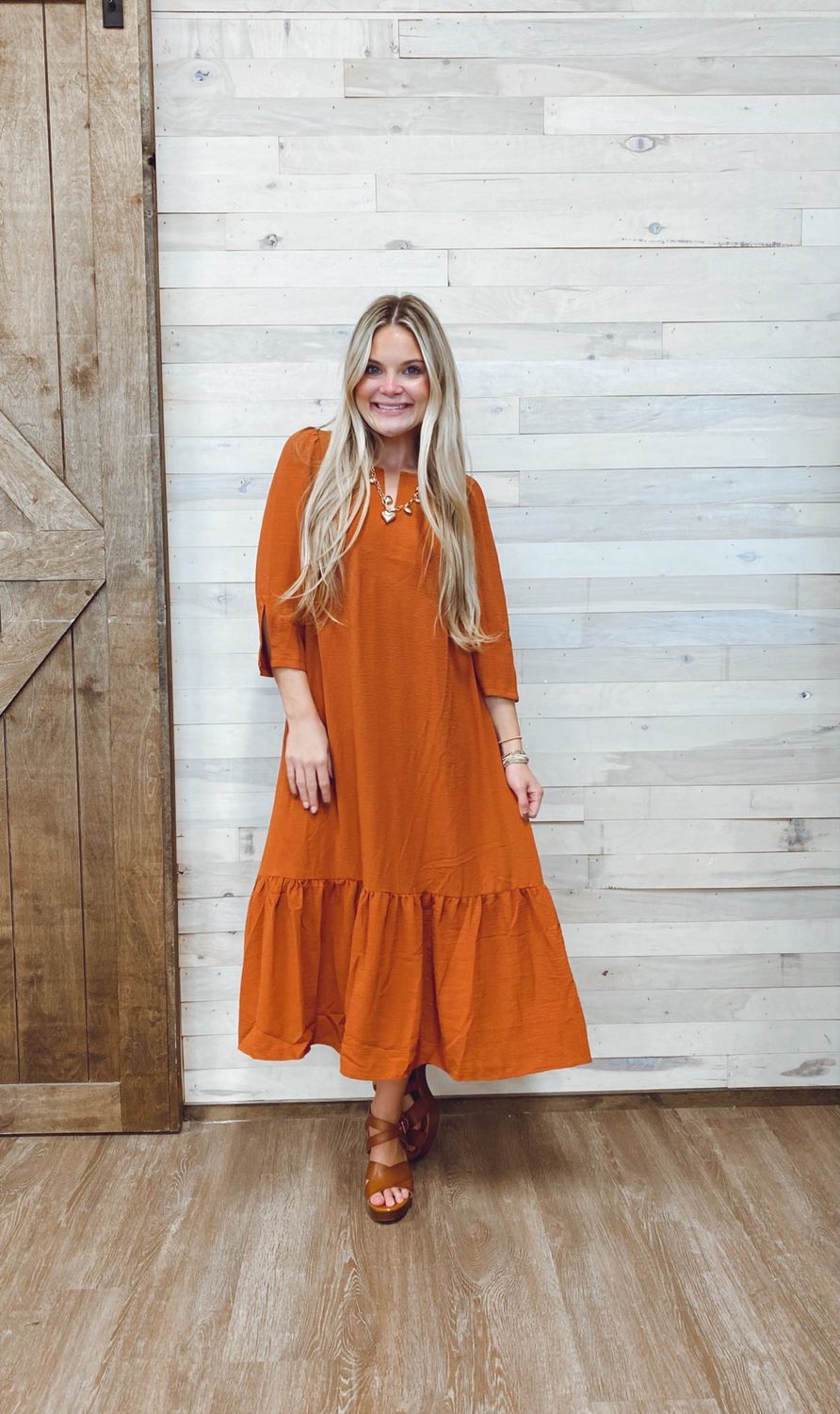Long Sleeve Midi Dress
