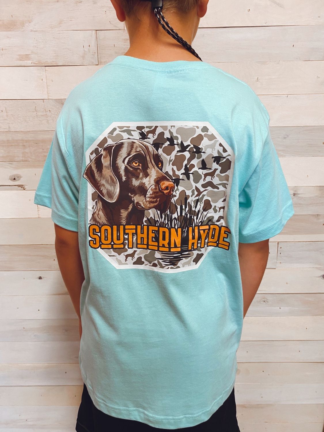 Camo Puppy Graphic Tee