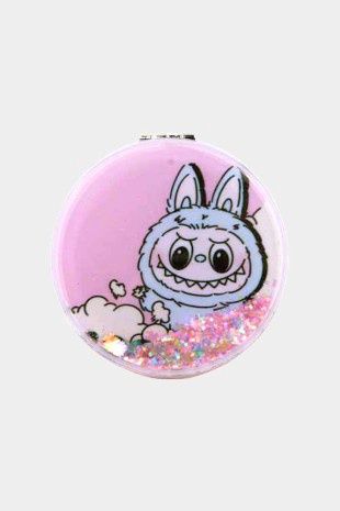 Labubu Glitter Compact Cosmetic Mirrors