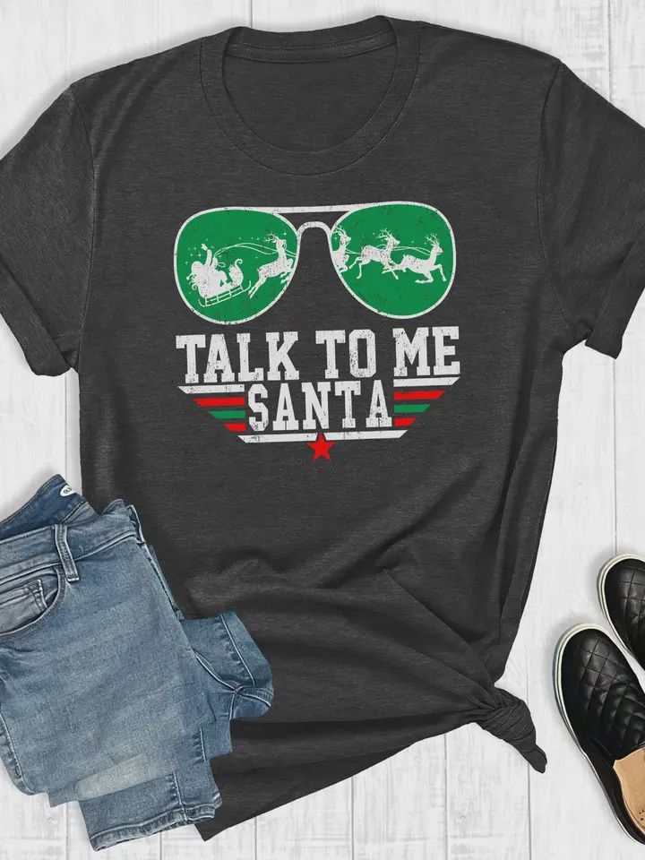 Talk To Me Santa Graphic Tee