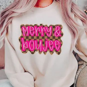 Preppy Merry and Boujee Sweatshirt
