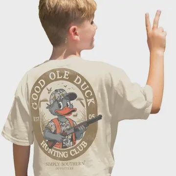 Youth Ole Duck Logo Graphic Tee