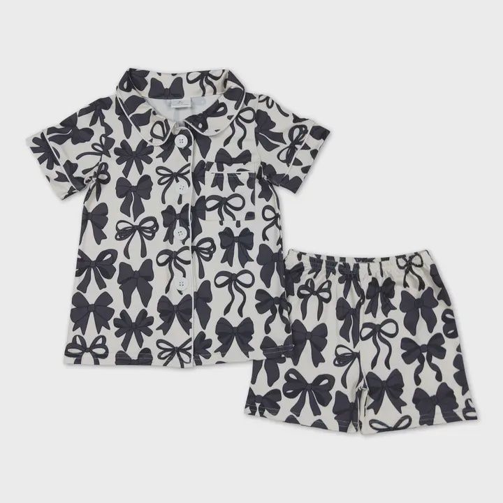 Black Bow Set