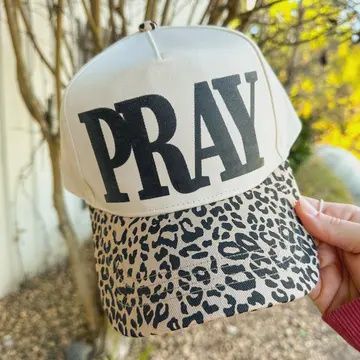 PRAY Leopard Trucker Hat