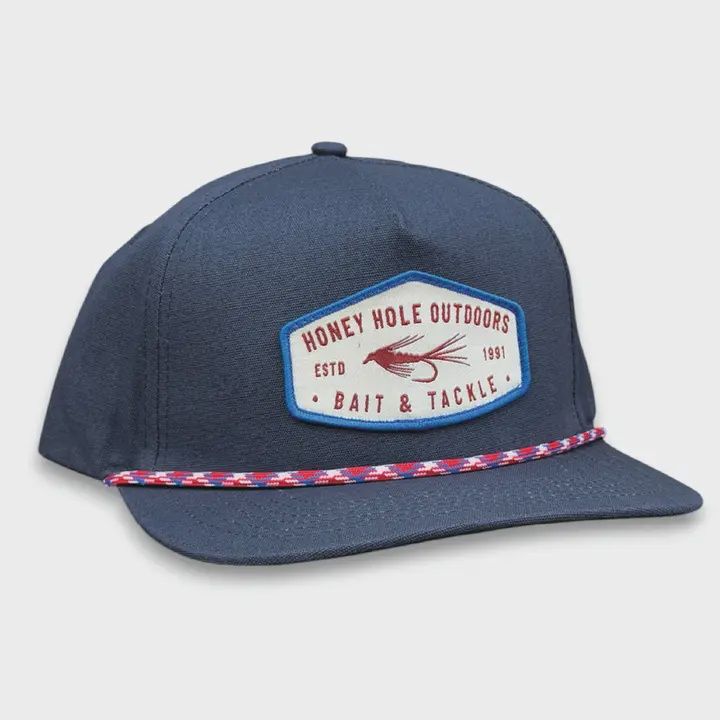 Honey Hole Twill Rope Hat - Trout Fly
