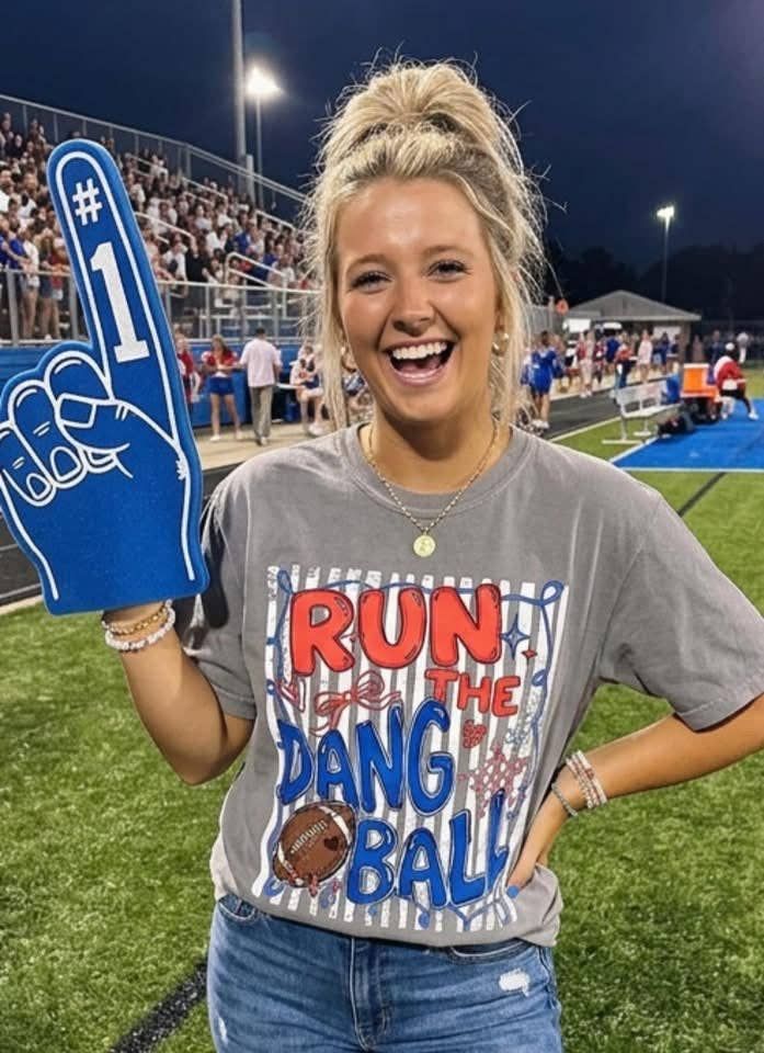 Run the Dang Ball Graphic Tee, Color: CC Gray Tee, Size: 4X