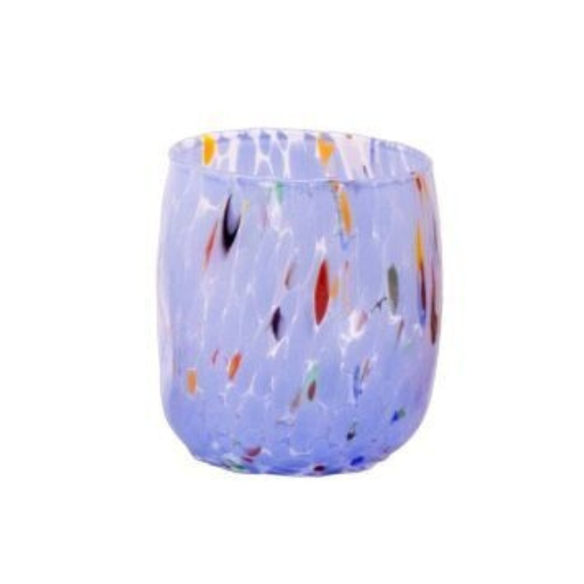 Bicchieri Botte TURCHESE - Confezione 6 pezzi in vetro soffiato di Murano 300 ml